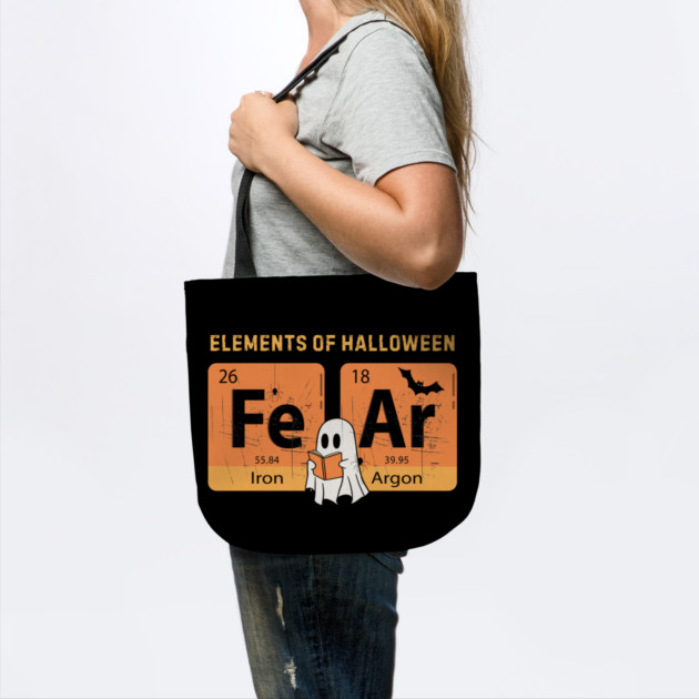 Elements Of Halloween Fear Periodic Table Halloween by The WYLD Tribe