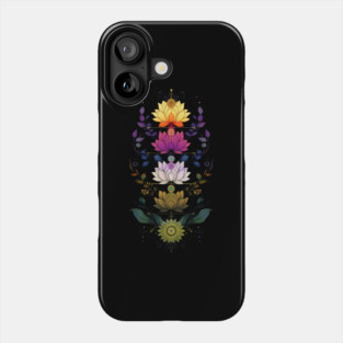 Chakra Yoga Sacred Geometry Lotus Flowers Phone Case