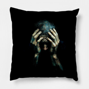 Sorrow, Despair, Misery, Depression Pillow