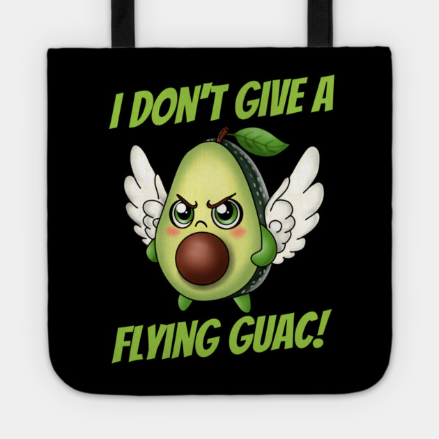 Flying Guacamole Pun Tote by H. R. Sinclair