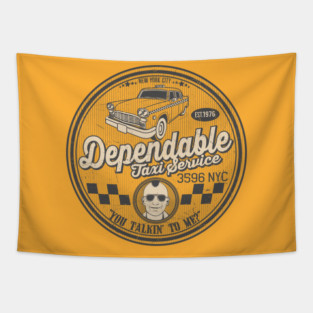 Dependable Taxi Tapestry