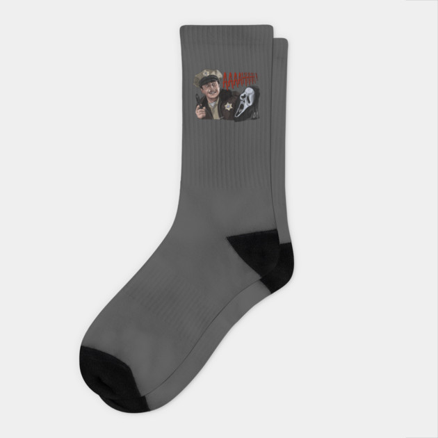 Scream: Dewey Got Scared Socks by 51Deesigns