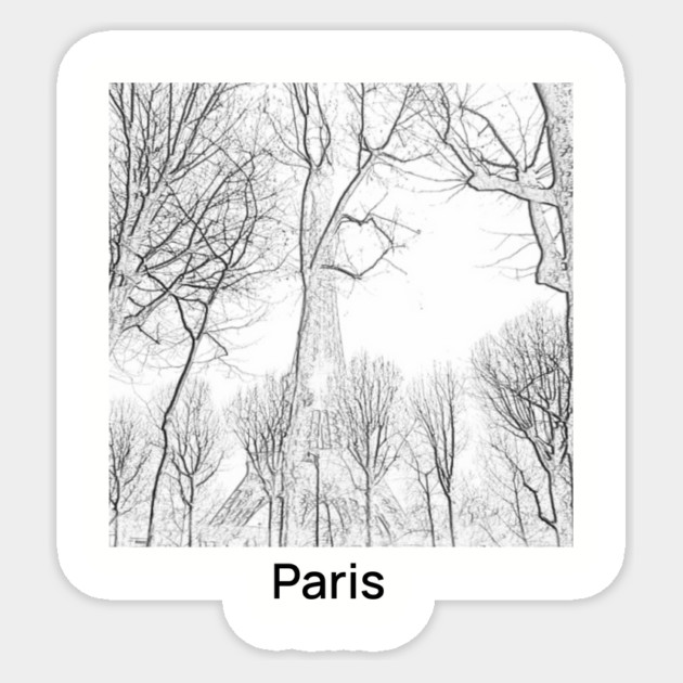 through the trees Sticker by FirstClassQueen