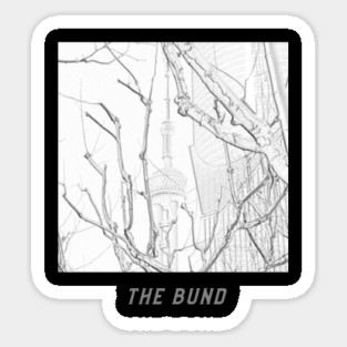 through the trees Sticker