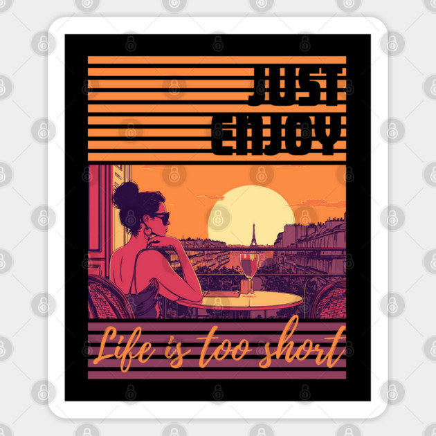 Inspirational Design - Life is Good Sticker by TuncGK