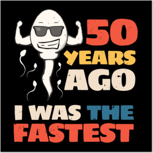 50th birthday Posters and Art