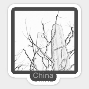 though the trees Magnet