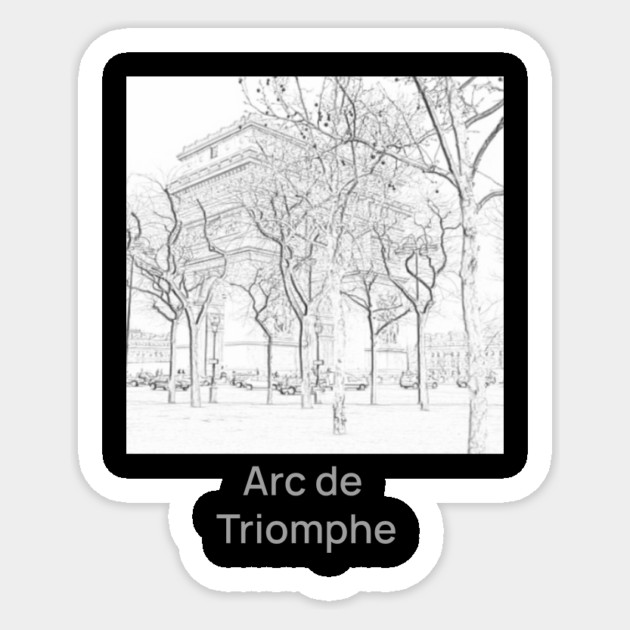 through the trees Sticker by FirstClassQueen