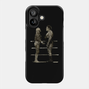 Andre the Giant vs Hulk Hogan Pencilart Phone Case