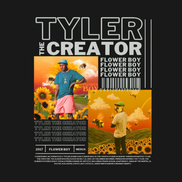 Tylers, the Creators Album Flower Boy T-Shirt