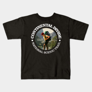 Vintage The Continental Divide National Scenic Trail Kids T-Shirt