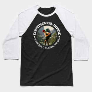 Vintage The Continental Divide National Scenic Trail Baseball T-Shirt