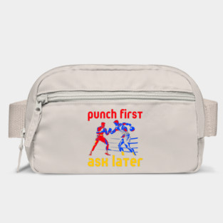 Boxing - Funny Cool Design - Punch First Bag