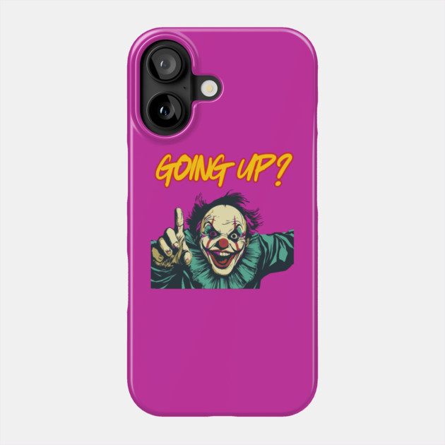 Scary Clown - Halloween Gift - Retro Typography Phone Case by TuncGK