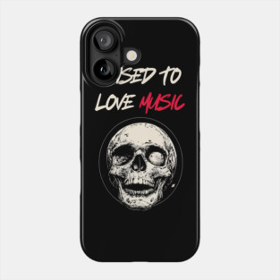 Creepy Message from the Skull Phone Case