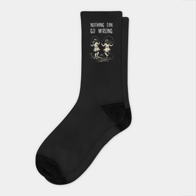 Scary Thoughts - Cerebral Fear Socks by TuncGK