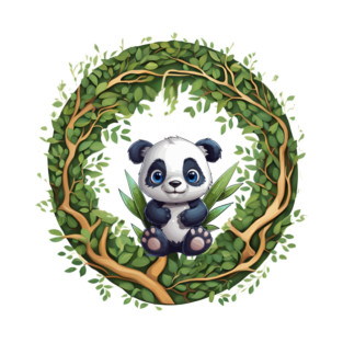 Cute Panda T-Shirt