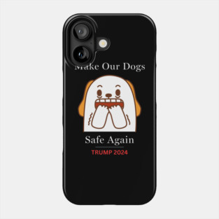 Donald Trump 2024 Funny Dog Phone Case