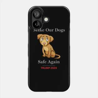 Donald Trump 2024 Funny Dog Phone Case