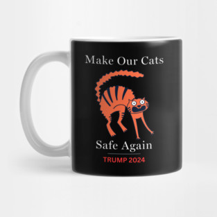 Donald Trump Funny Cat Mug