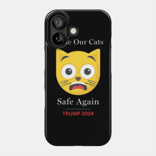 Donald Trump 2024 Funny Cat Phone Case