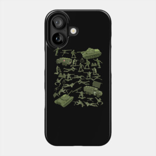 Green Plastic Army Phone Case