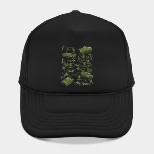 Green Plastic Army Hat