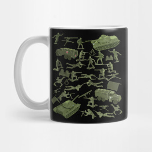 Green Plastic Army Mug