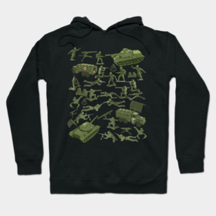 Green Plastic Army Hoodie
