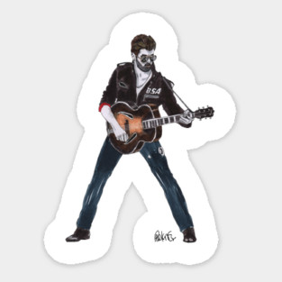 George Michael Sticker