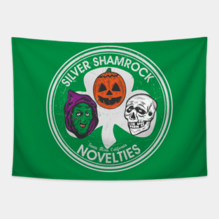 Silver Shamrock Novelties Masks Tapestry