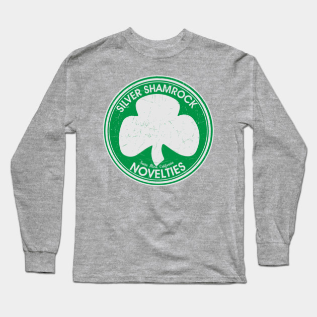 Silver Shamrock Novelties Long Sleeve T-Shirt by carloj1956