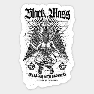 BLACK MASS Sticker