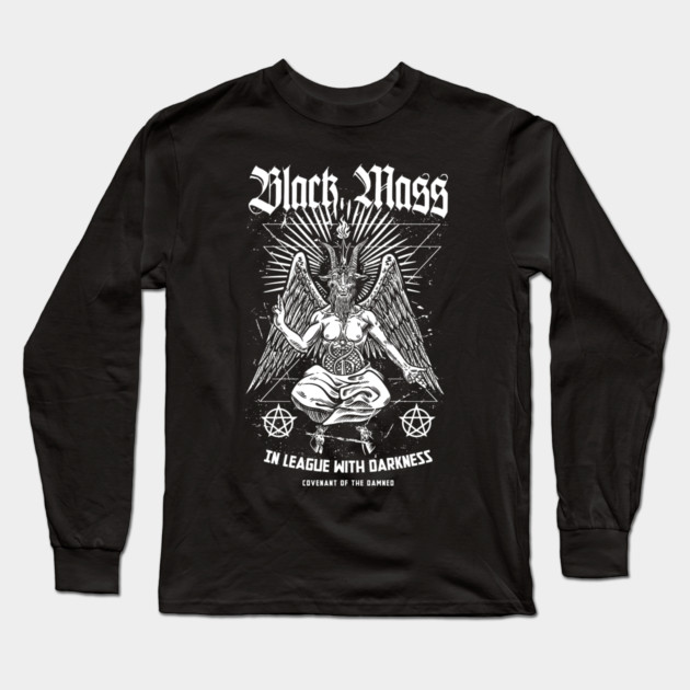 BLACK MASS Long Sleeve T-Shirt by artslaves