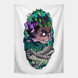 Rock lee Inner Gate Anime Fanart Tapestry