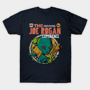 The Joe Rogan Experience Podcast Alien Comic Book Art T-Shirt
