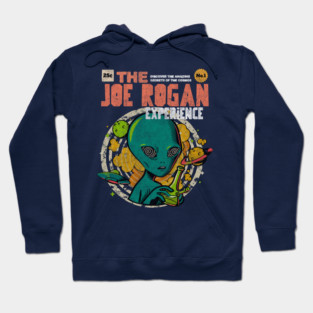 The Joe Rogan Experience Podcast Alien Comic Book Art Hoodie