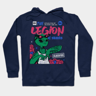 Legion Of Skanks Gangster alien comic Book cover art Hoodie