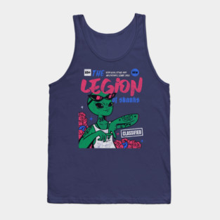 Legion Of Skanks Gangster alien comic Book cover art Tank Top