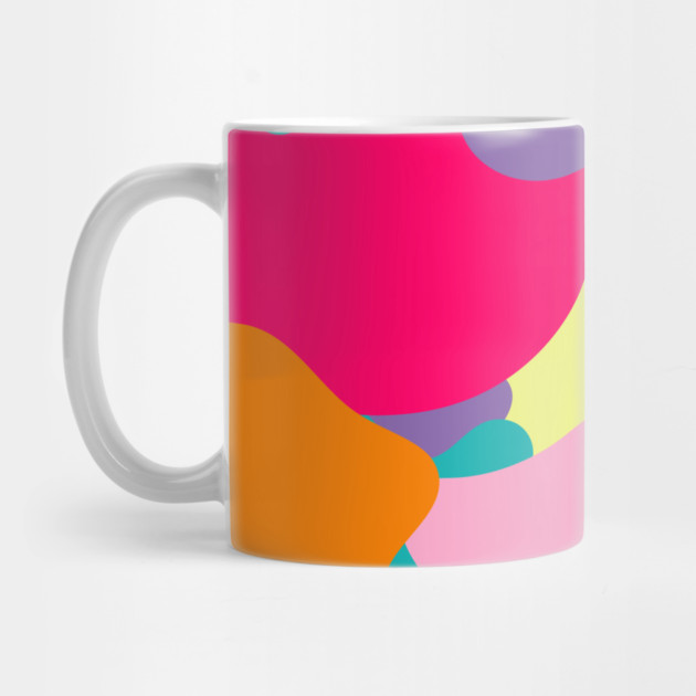 Pastel Pattern - Organic Blobs by TuncGK