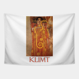 Hygieia by Gustav Klimt Tapestry