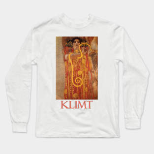 Hygieia by Gustav Klimt Long Sleeve T-Shirt