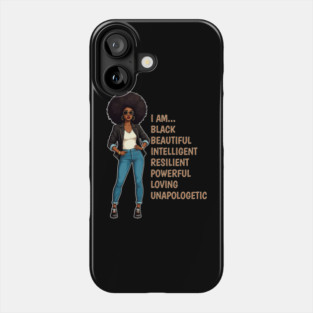 I am a Beautiful Black Woman Phone Case