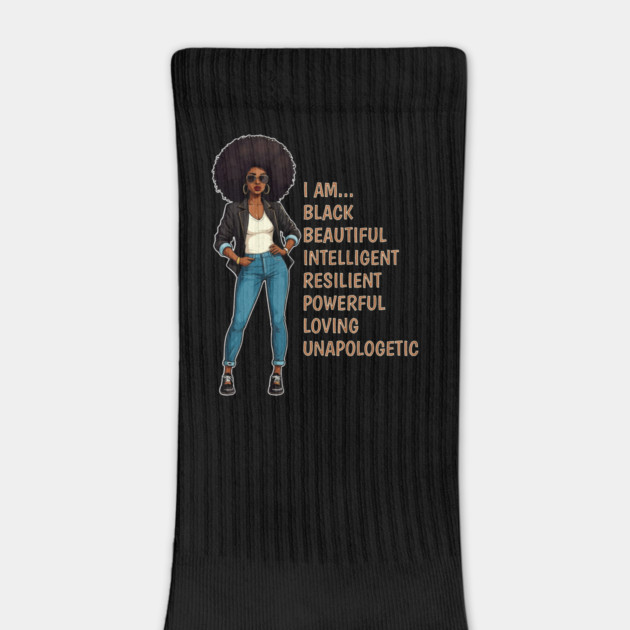 I am a Beautiful Black Woman by UrbanLifeApparel