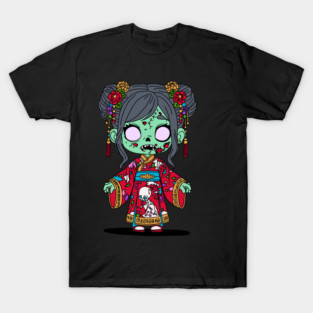Cute Chinese Zombie T-Shirt