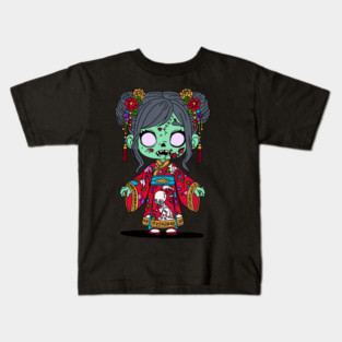 Cute Chinese Zombie Kids T-Shirt