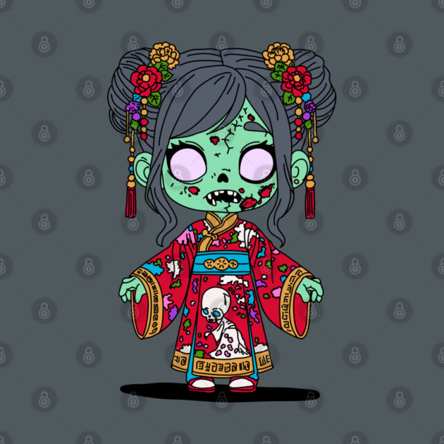 Cute Chinese Zombie by H. R. Sinclair