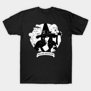 Shilling Shockers Trio Penny, Garou, Von Bulow works well on DARK shirts - Brian Maze design T-Shirt