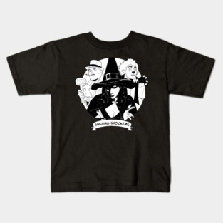 Shilling Shockers Trio Penny, Garou, Von Bulow works well on DARK shirts - Brian Maze design Kids T-Shirt
