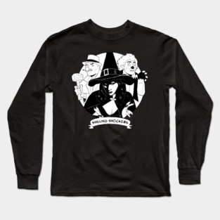 Shilling Shockers Trio Penny, Garou, Von Bulow works well on DARK shirts - Brian Maze design Long Sleeve T-Shirt